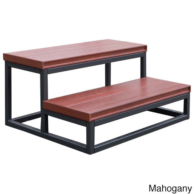 Cal Metro 2-Tier 14-inch Spa Step - Red