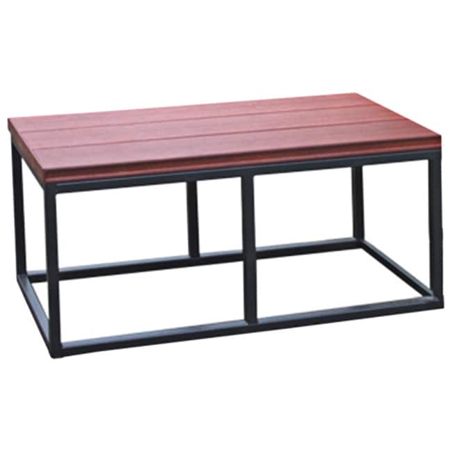 Cal Metro Smoke Metal and Plastic 16.5-inch x 36-inch x 18-inch Spa Bench