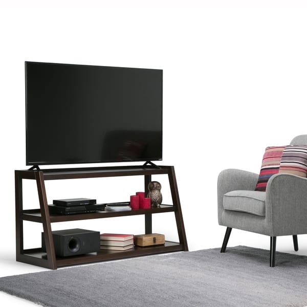 Wyndenhall Hawkins Solid Wood 48 Inch Wide Modern Wyndenhall Hawkins Solid Wood 48 Inch Wide Modern