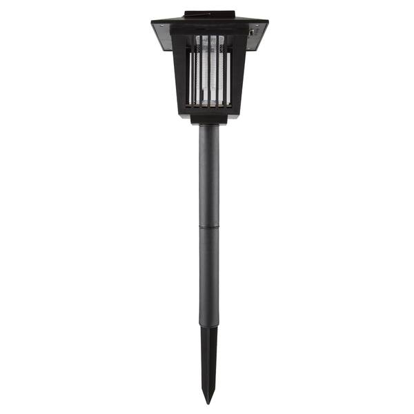 Shop Pure Garden Black Solar Power Uv Mosquito And Bug Zapper Led