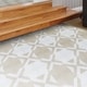 preview thumbnail 3 of 4, Handmade Tantan in Tan and White Tile, Pack of 12 (Morocco)