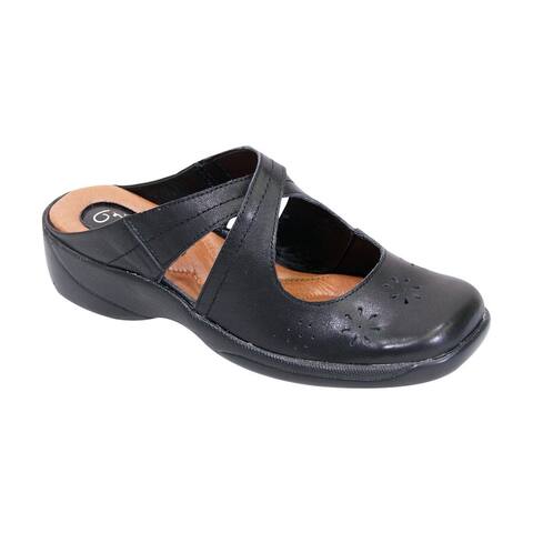 womens wide mules and clogs