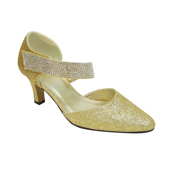 yellow wide width heels