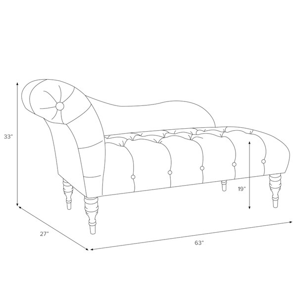 skyline tufted chaise