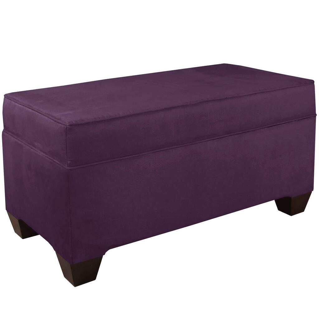 Skyline Furniture Velvet Custom Bench