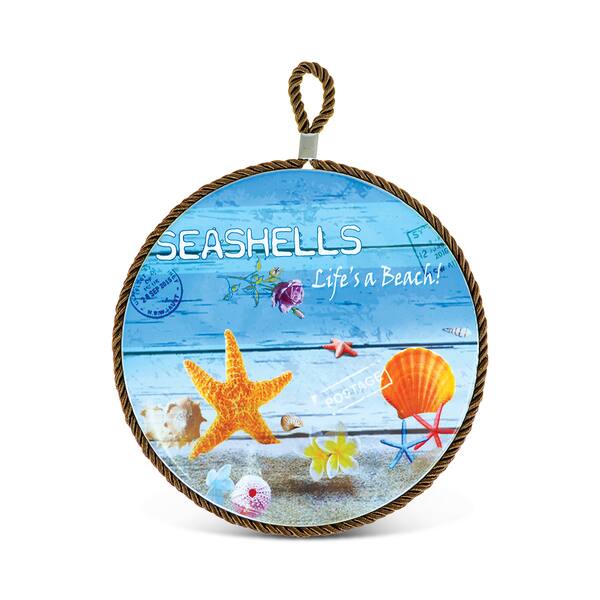 Puzzled 6.5inch Multicolor Ceramic Nautical Potholder (Set of 2) Bed Bath & Beyond 13817651