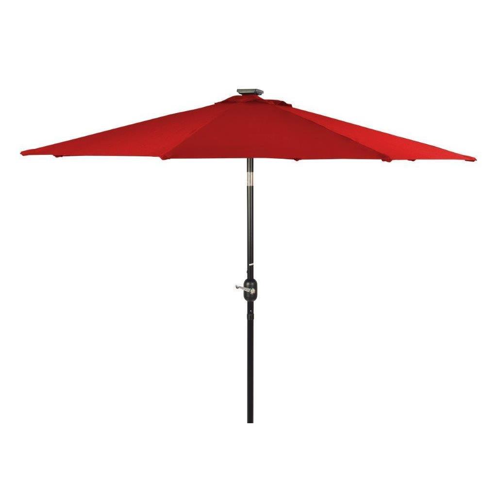 Shop Black Friday Deals On Trademark Innovations Polyester 7 Foot Solar Led Patio Umbrella Overstock 13817825