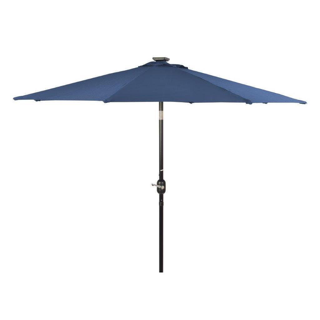 Shop Black Friday Deals On Trademark Innovations Polyester 7 Foot Solar Led Patio Umbrella Overstock 13817825