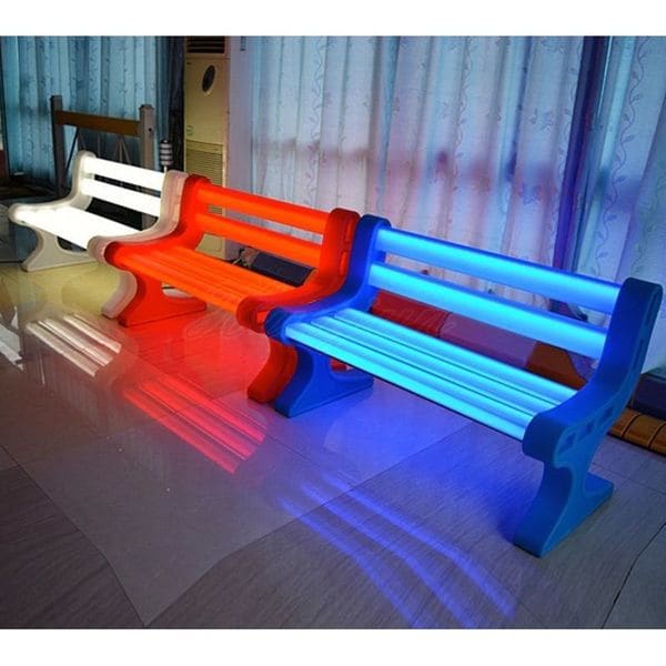 Shop Contempo Lights LED Garden Bench - Overstock - 13818080