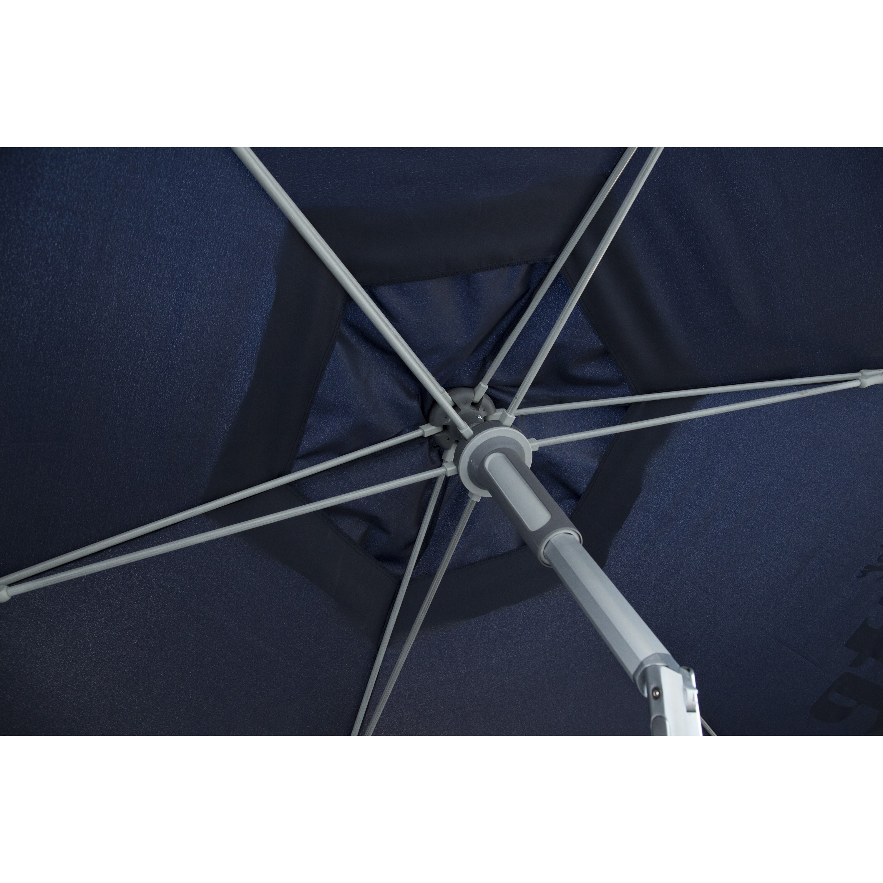 Shop Destinationgear Navy Polyester Aluminum 8 5 Foot Miller Lite Logo Umbrella Overstock 13818097