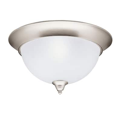 Kichler Lighting Dover 3-light Brushed Nickel Flush Mount