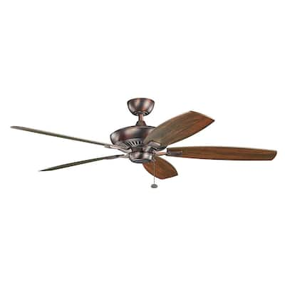 Kichler Lighting Canfield Collection 60-inch Oil Brushed Bronze Ceiling Fan