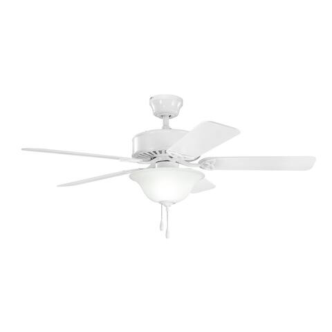 Kichler Lighting Renew Select Collection 50-inch White Ceiling Fan w/Light