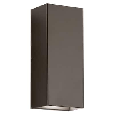 Kichler Lighting Walden Collection 2-light Architectural Bronze LED Indoor/Outdoor Wall Sconce