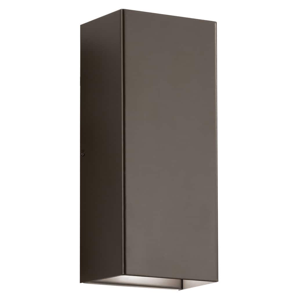 Kichler Lighting Walden Collection 2-light Architectural Bronze LED Indoor/Outdoor Wall Sconce