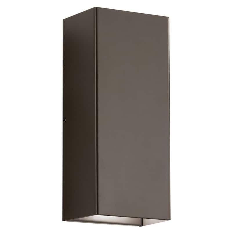 Kichler Lighting Walden Collection 2-light Architectural Bronze LED Indoor/Outdoor Wall Sconce