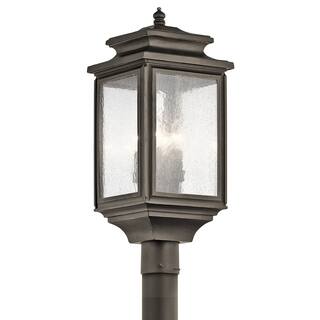 Kichler Lighting Wiscombe Park Collection 4-light Olde Bronze Outdoor Post Mount