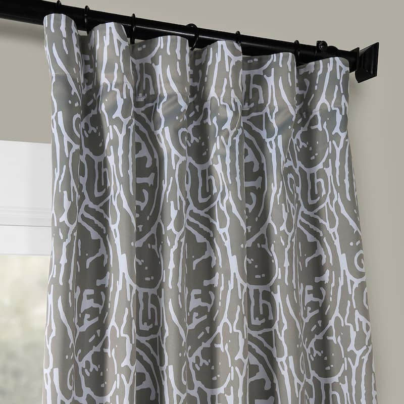 Exclusive Fabrics Abstract Room Darkening Curtain Panel Pair (2 Panels)