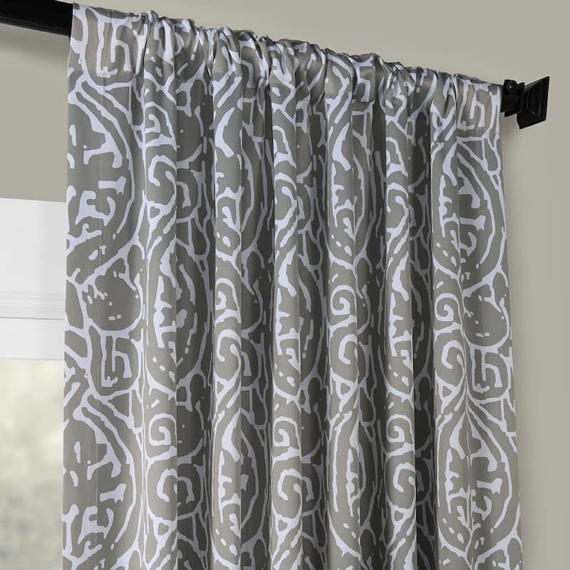 Exclusive Fabrics Abstract Room Darkening Curtain Panel Pair (2 Panels)