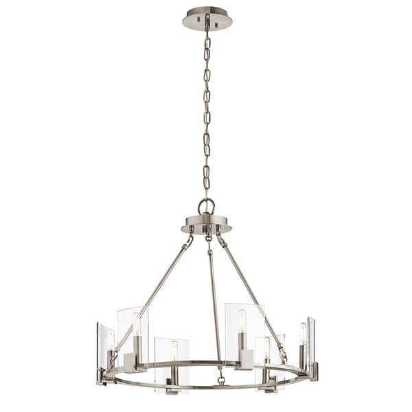 Kichler Signata Classic Pewter Transitional Clear Glass Linear Kitchen Island Light Kichler Signata Classic Pewter Transitional Clear Glass Linear Kitchen Island Light