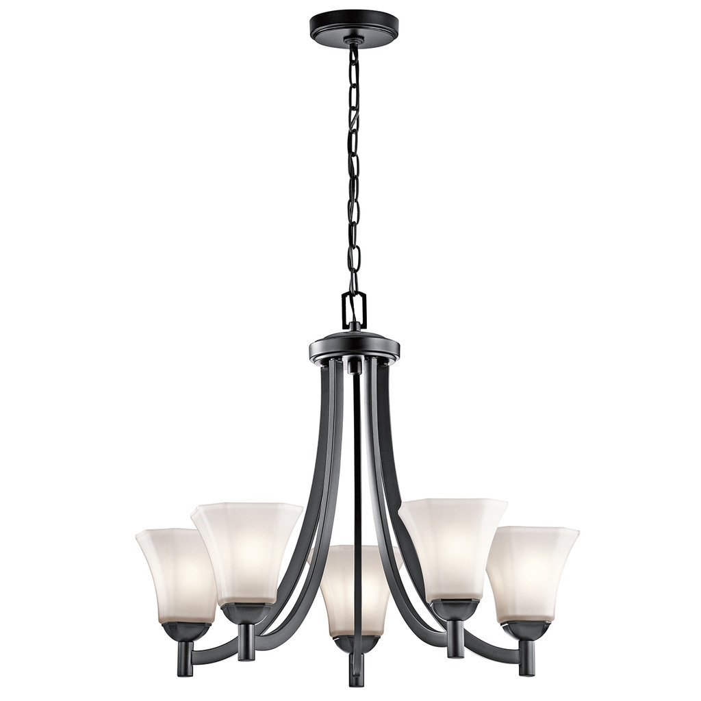 Kichler Lighting Serina Collection 5-light Black Chandelier - Chandeliers For Bedrooms by Overstock.com