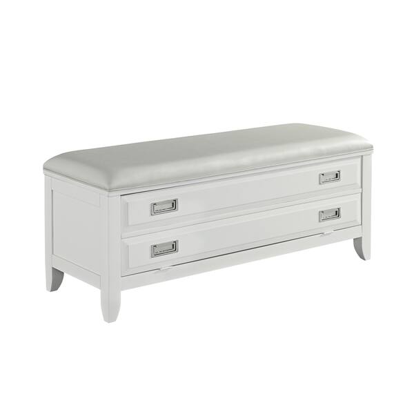 Shop Newport Upholstered Storage Bench By Home Styles Free