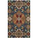 SAFAVIEH Heritage Oriental Hand-tufted Wool Area Rug - 2' x 3' - Camel/Blue