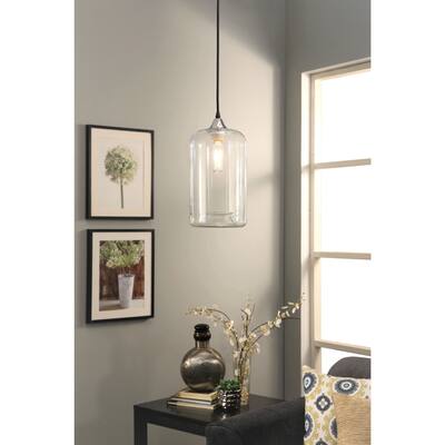 Abbyson Hudson Clear Pendant Light