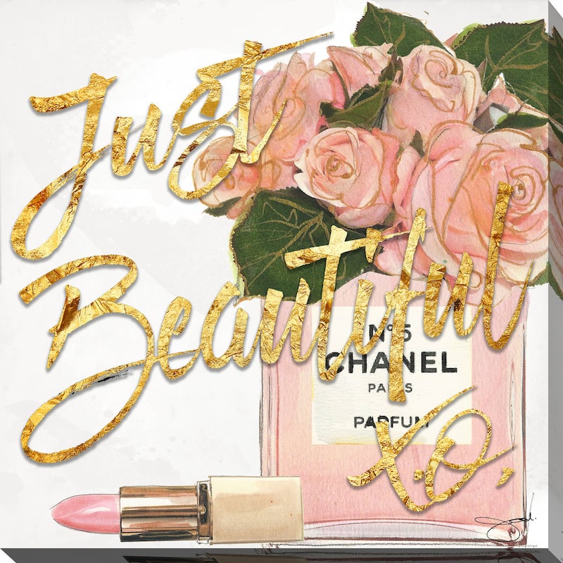 BY Jodi Just Beautiful Chanel Giclee Print Canvas Wall Art - 24 Inches X 24 Inches X 1.5 Inches