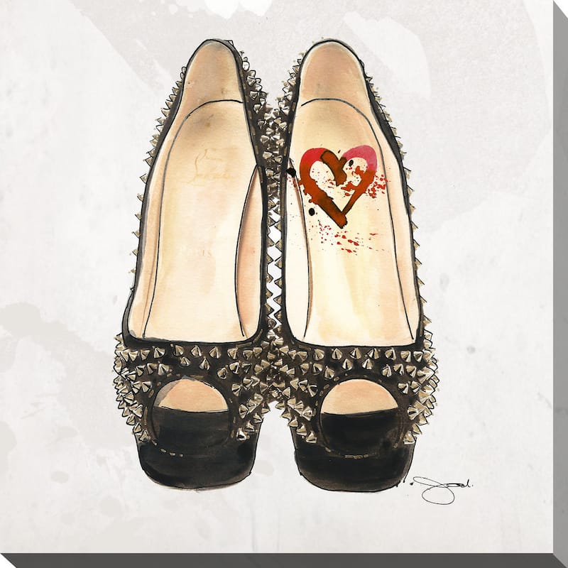 BY Jodi "Heart And Sole" Giclee Print Canvas Wall Art