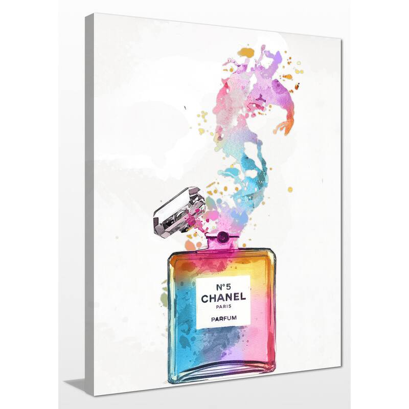 BY Jodi "Splash Some On In Color" Giclee Print Canvas Wall Art