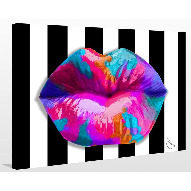 BY Jodi "Pucker Up" Giclee Print Canvas Wall Art