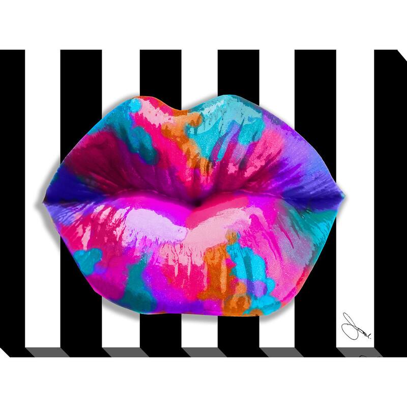 BY Jodi "Pucker Up" Giclee Print Canvas Wall Art