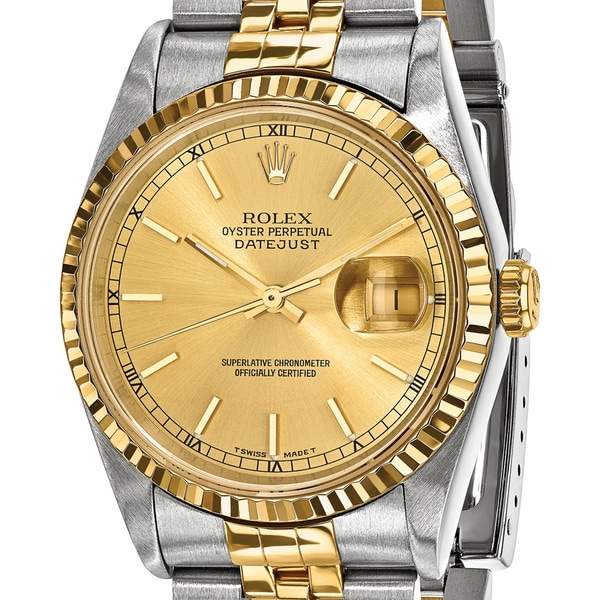 pre owned gold rolex mens