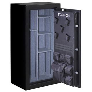 Stack-On 27-30 Gun with Electronic Lock, Matte Black - Bed Bath