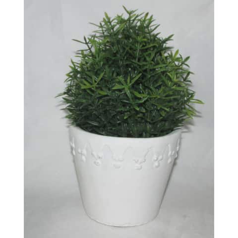 Jeco Polyester and Resin 7-inch Artificial Topiary