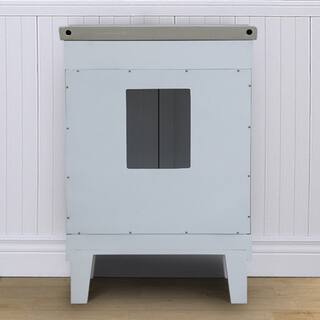 24 Inch Extra Thick Ceramic Sink Top Single Sink Bathroom Vanity In White Finish Overstock 13830034