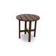 POLYWOOD 18-inch Outdoor Round Side Table - Mahogany