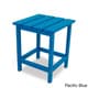 preview thumbnail 9 of 12, POLYWOOD® Long Island 18-inch Side Table Pacific Blue