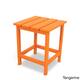 POLYWOOD® Long Island 18-inch Side Table - Tangerine