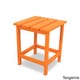 preview thumbnail 5 of 12, POLYWOOD® Long Island 18-inch Side Table Tangerine