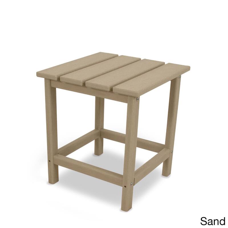 POLYWOOD Long Island 18-inch Side Table - Sand