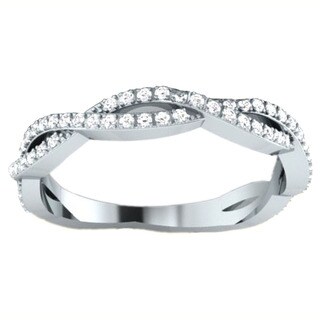 14k gold 15ct round white diamond infinity crossover swirl wedding anniversary band ring - Infinity Wedding Rings 14k gold 15ct round white diamond infinity crossover swirl wedding anniversary band ring - Infinity Wedding Rings