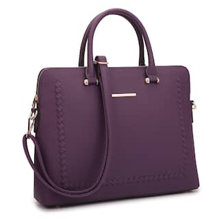 Purple Handbags Our Best Clothing Shoes Deals Online At Dasein Front Sching Women S Shoulder Briefcase