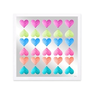 Oliver Gal 'love Game Fresh' Mirror Art - Pink - Bed Bath & Beyond 