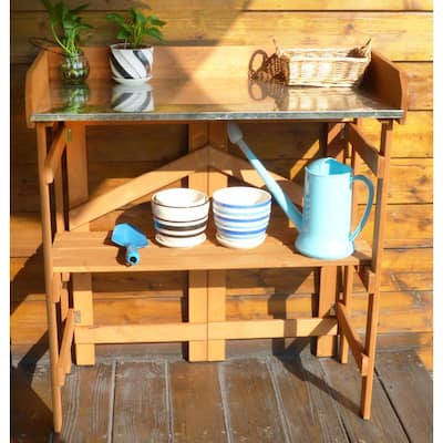 Merry Products Folding Utility Table & Potting Bench