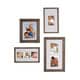 Designovation Gallery-style Brown Wood 4-Piece Picture Frame Set - Bed ...