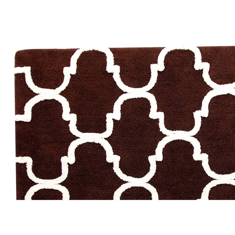 Saffron Fabs Soft Cotton Bath Rug (50 x 30)