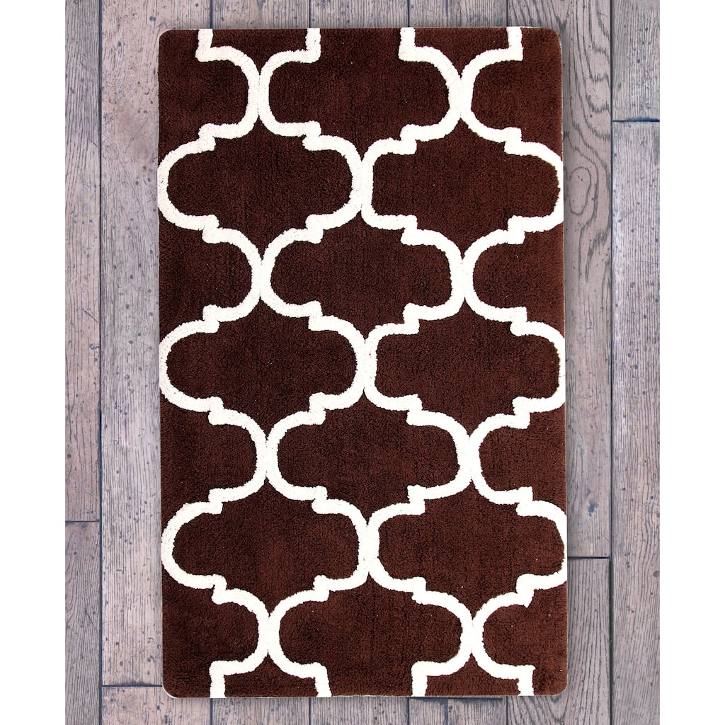 Saffron Fabs Soft Cotton Bath Rug (50 x 30)