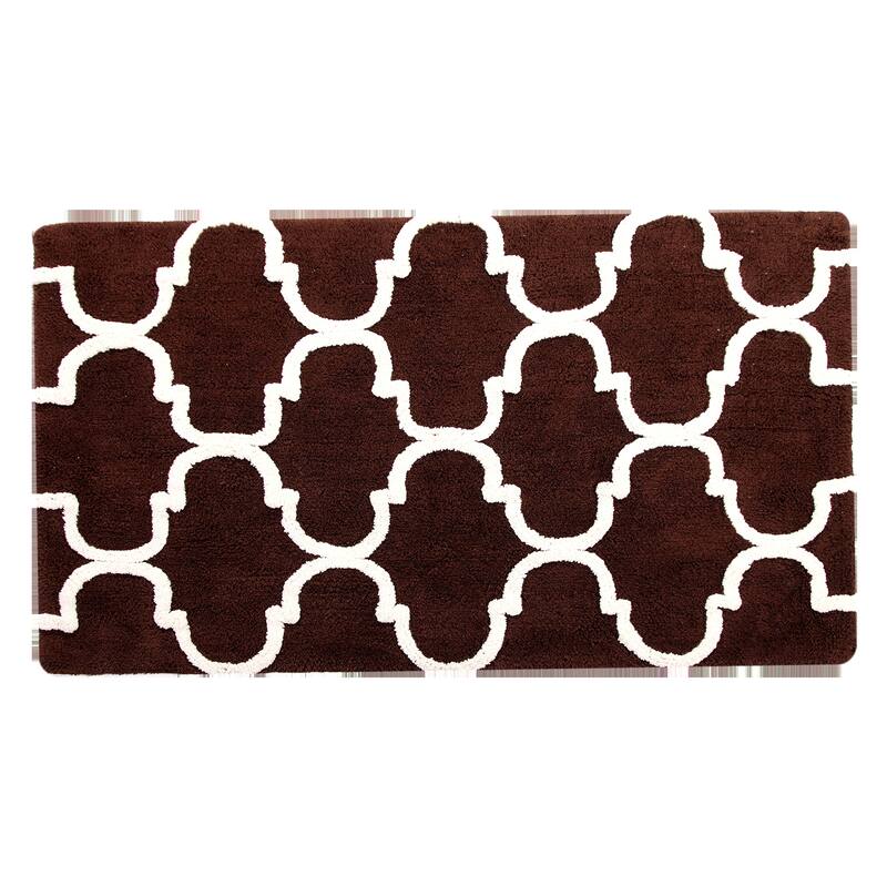Saffron Fabs Soft Cotton Bath Rug (50 x 30)
